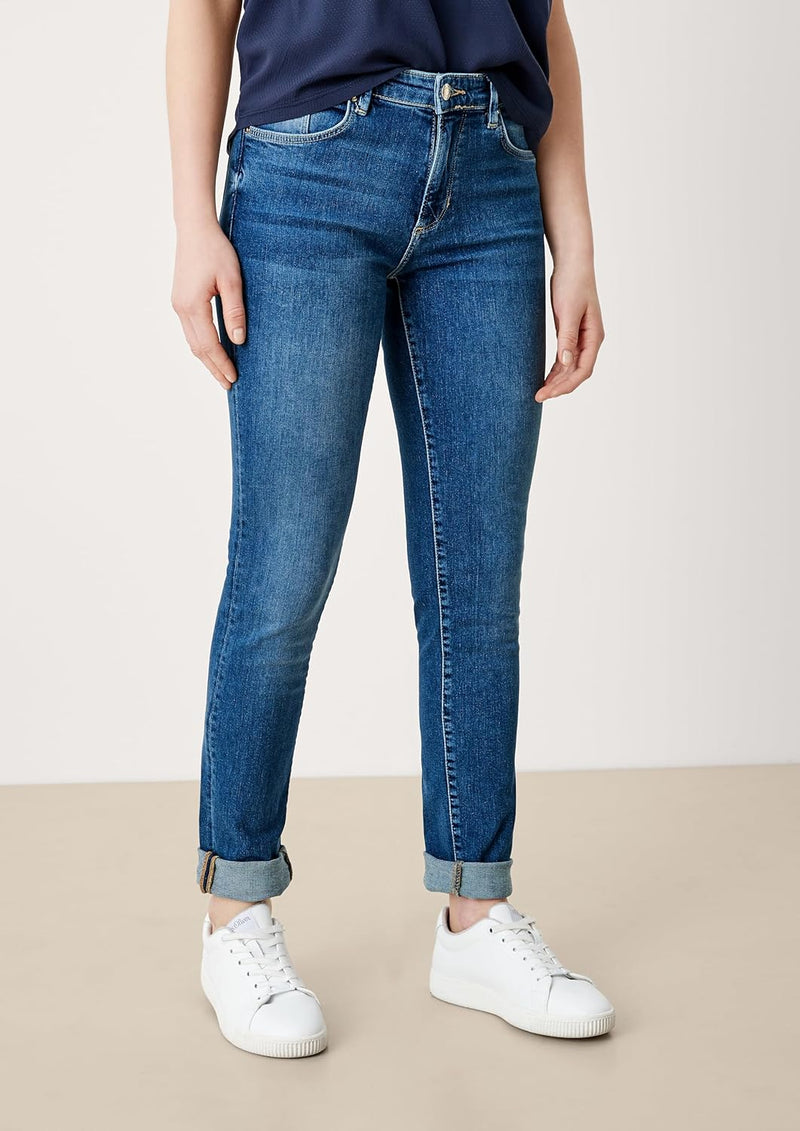 s.Oliver Jeans Betsy/Slim Fit/Mid Rise/Slim Leg 34W / 30L Medium Blue, 34W / 30L Medium Blue