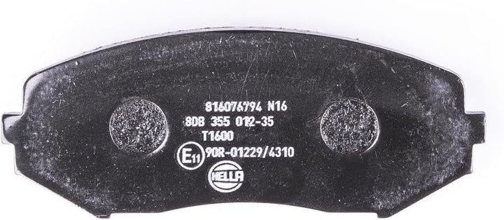HELLA PAGID 8DB 355 012-351 Bremsbelagsatz - T1600 - Dicke/Stärke: 17mm - Bremssystem: Tokico - mit
