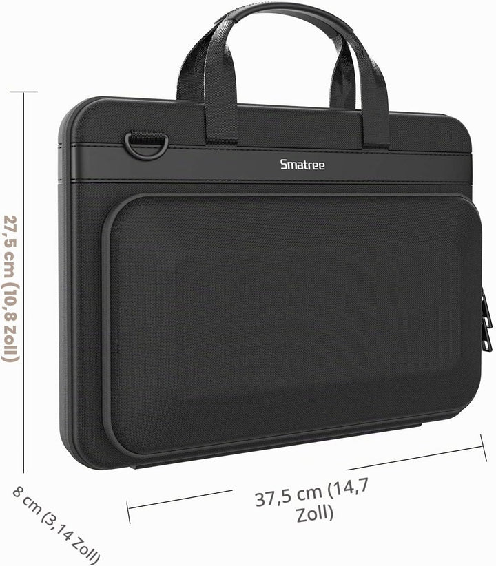 Smatree 14 Zoll Laptop Aktentasche, Hartschalen Umhängetasche Koffer für HP EliteBook 14 Zoll/Huawei