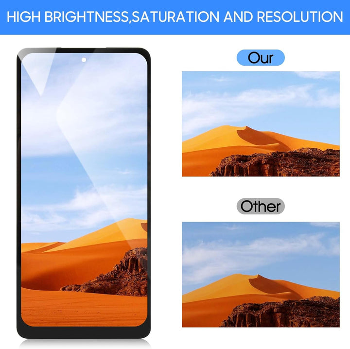 LADYSON TFT-LCD-Bildschirm für Samsung Galaxy A52s 5G A528B 6,5 Zoll Display SM-A528B SM-A528B/DS SM