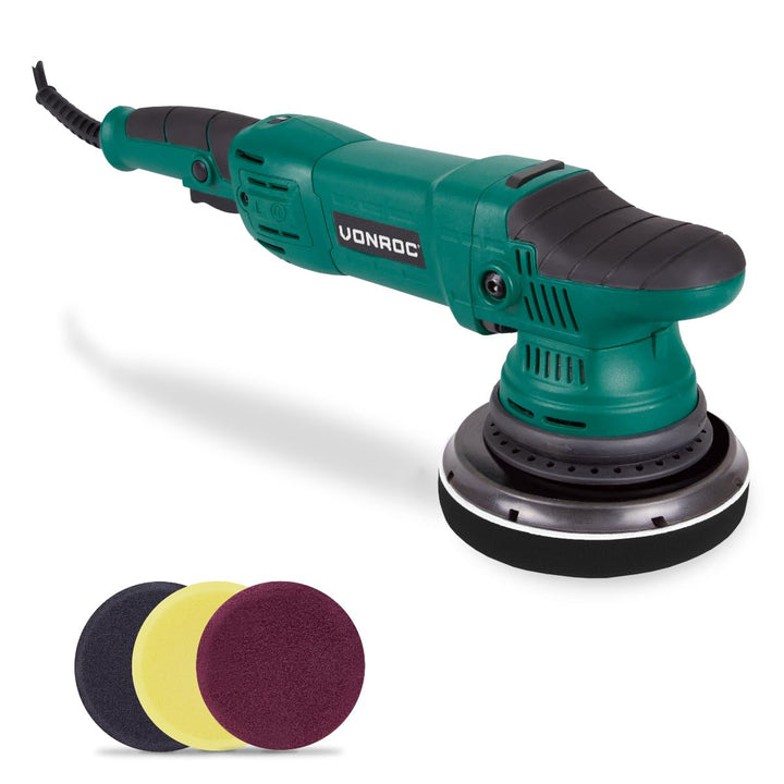 VONROC Exzentrische Poliermaschine Set/Dual Action/Poliermaschinen-Set – Konstant-Elektronik – Soft