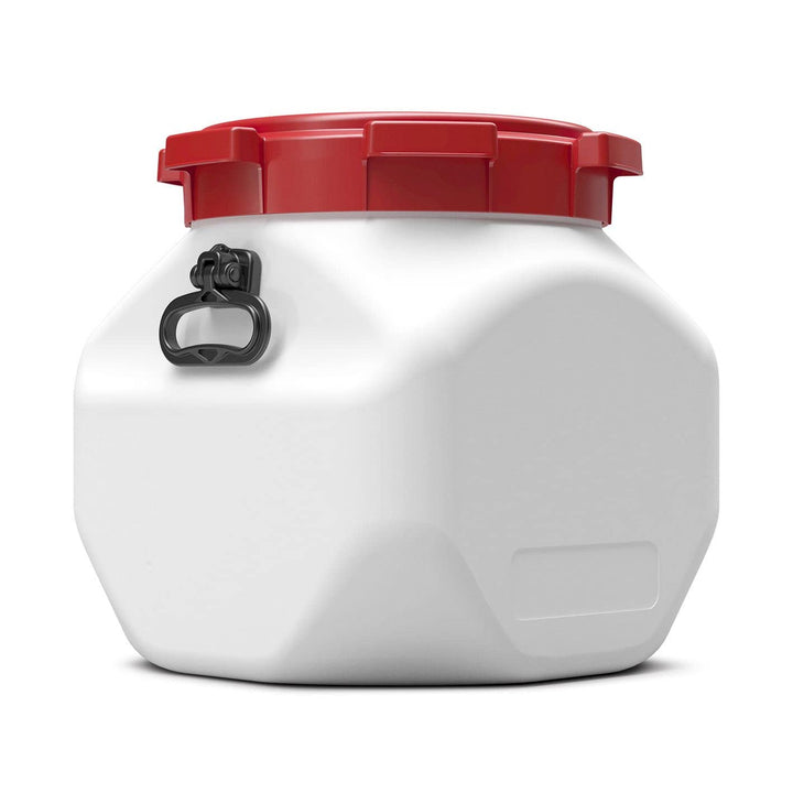 Basic Nature Weithalstonne, eckig – weiss Weiss 40 L, Weiss 40 L