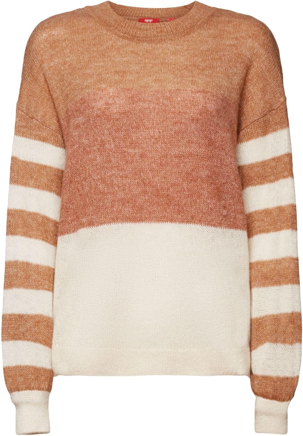 ESPRIT Pullover im Colorblock-Design, Wollmix