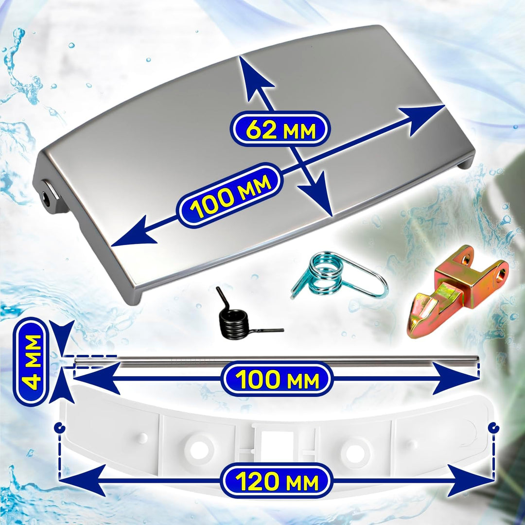 Waschmaschine Griff im Set mit dem Originalcode 405508555/1 4055085551 für Electrolux für AEG für Za