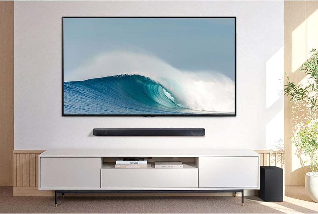 SAMSUNG Soundbar HW-Q600C/ZF Q-Serie, 9 Lautsprecher, Wireless Dolby Atmos, 3.1.2-Kanal-Audio, Q-Sim