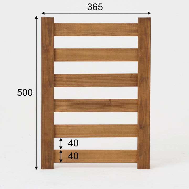 Modulares Rankgitter 50cm hoch – Spalier für Homerzo Pflanzkübel – Erweiterbare Holz Gitterwand für