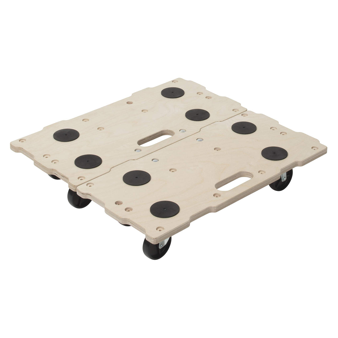wolfcraft 5543000 Puzzle Boards Möbelroller ft 400, 2 Stück
