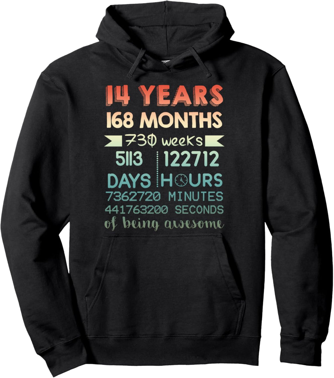 14 Jahre Ehrfurcht gebietend sein Pullover Hoodie