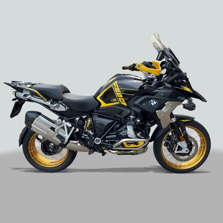 Resin Bike Aufkleber für Motorrad Kompatibel mit BMW R 1250 GS Edition 40th 2021. Schutz vor Stössen