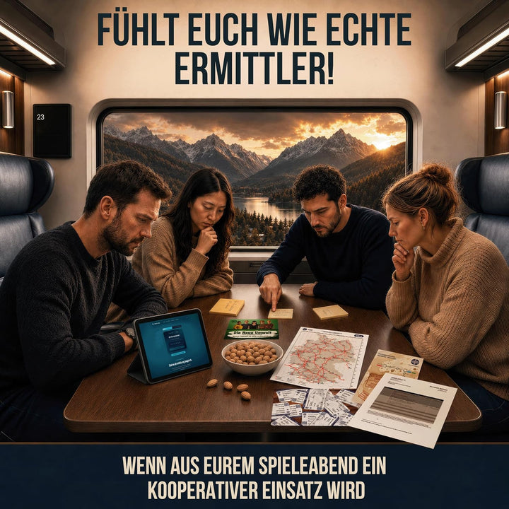 SUSPECTO Krimispiel 2.0 für Erwachsene - Entgleiste Wahrheiten | Interaktive Fallakte, 4-6 Std. | Ta