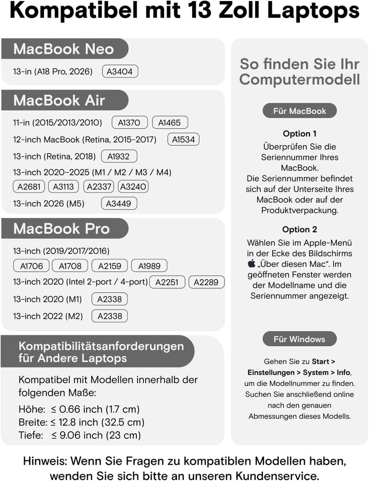 MOFT Laptoptasche Hülle & Laptop Ständer für 13,3 Zoll Laptop, Vegan Leder Laptoptasche mit Erweiter