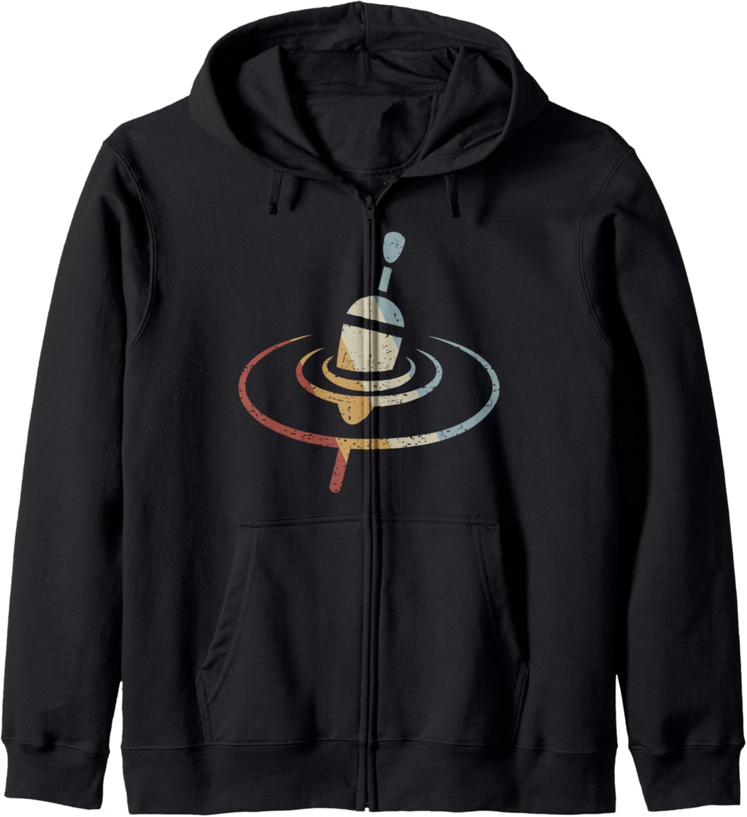 Posenfischen Schwimmer Retro Style Vintage Kapuzenjacke
