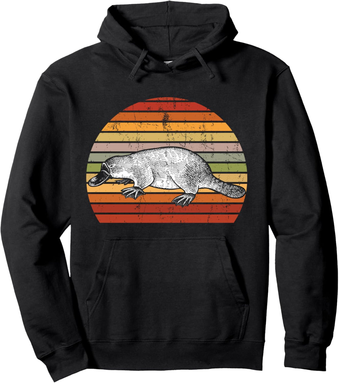 Retro Schnabeltier Pullover Hoodie