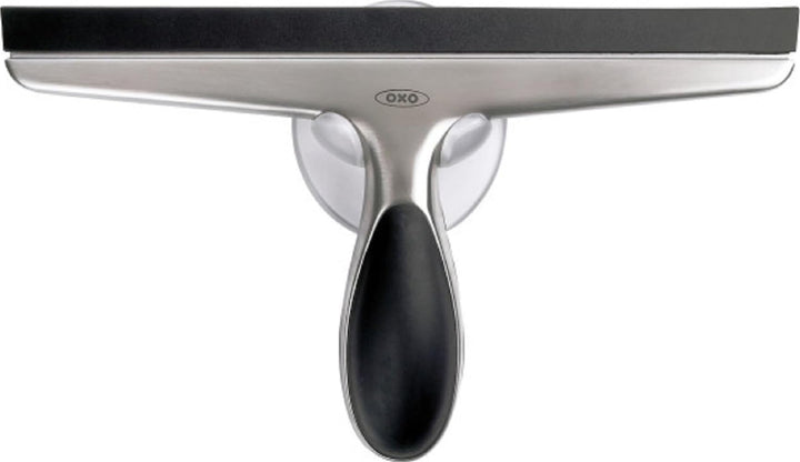 OXO Good Grips Abzieher aus Edelstahl | Flexible Klinge oder Silikonrand, einfache Wasserentfernung,