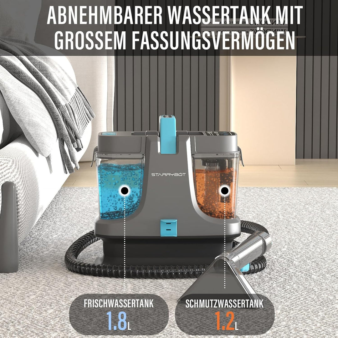 STARRYBOT 1500W Tragbarer Waschsauger