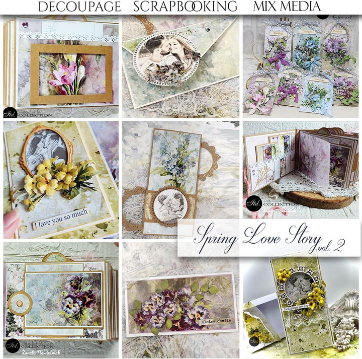 ITD Collection - Scrapbook Papier - Scrapbooking Set - Motivpapier zum Basteln - Dekorpapier 12x12 i