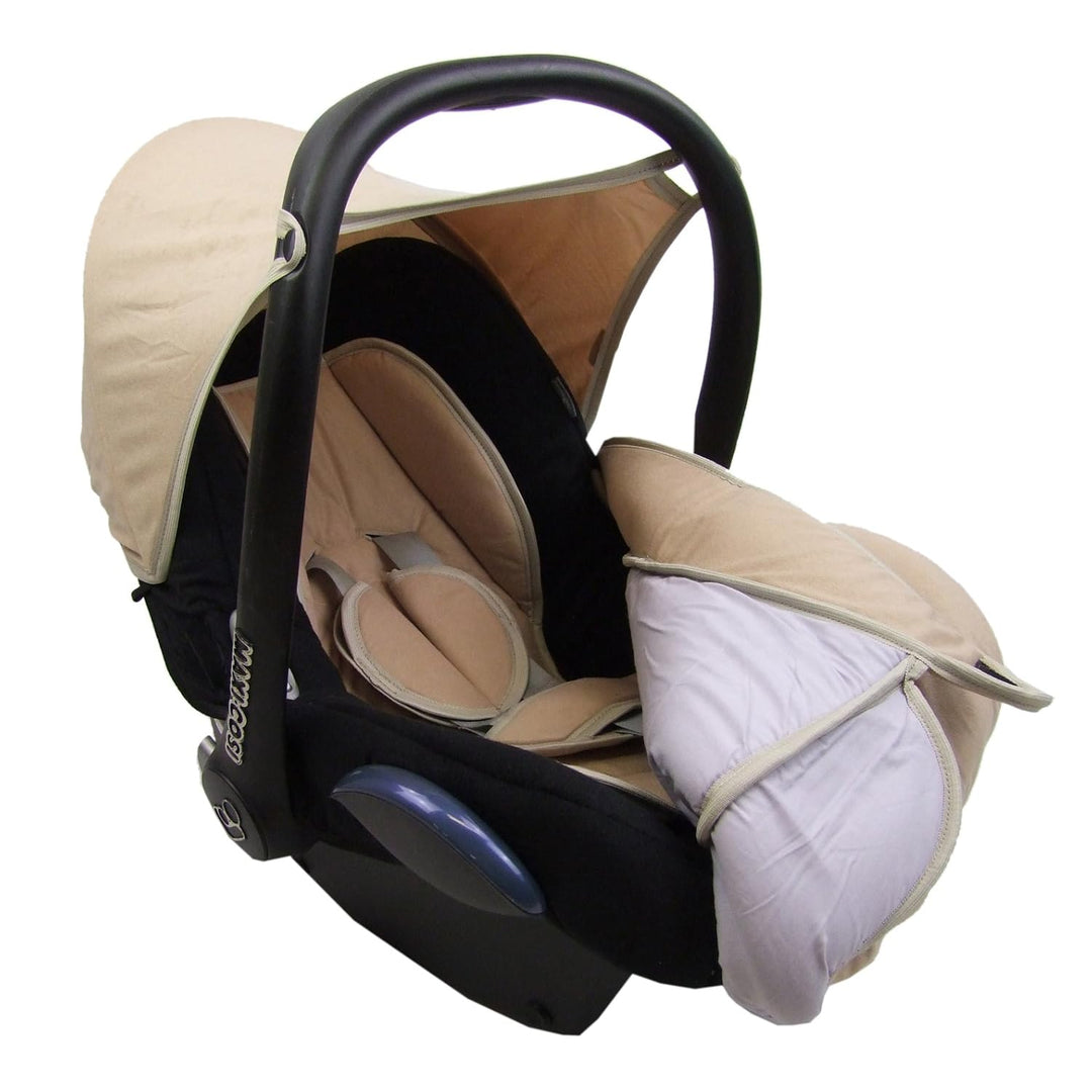 BAMBINIWELT Bezug Ersatzbezug kompatibel mit Maxi-Cosi CabrioFix für Babyschale 7-tlg Komplett-Set (