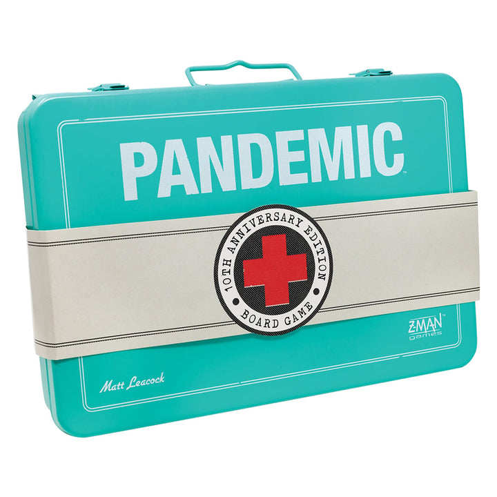 Z-Man Games ZMGZM7102 Pandemie 10th Anniversary Box, gemischte Farben