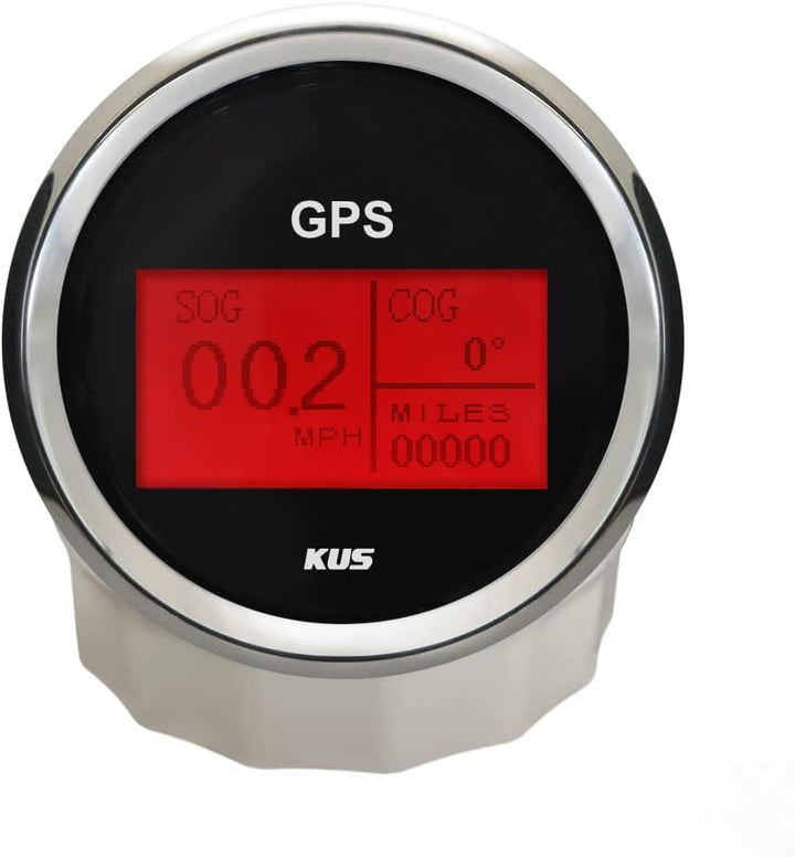 KUS Wasserdichte Digitale GPS Tacho Kilometerzähler Mit Hintergrundbeleuchtung Für Schiff Boot Yacht