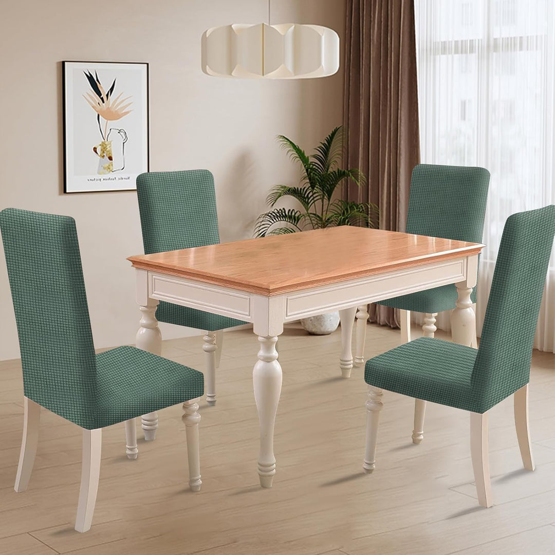 Ystyle Stretch Stuhlhussen 4er Set, Stuhlbezug Elastisch Abnehmbarer Waschbarer, Universal Hussen Fü