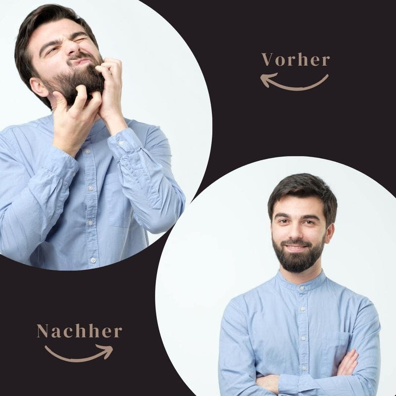 BartZart Bartöl Set mit Zedernholz aus hochwertigem Bartöl und natürlichem Bartwachs I Premium Bartp