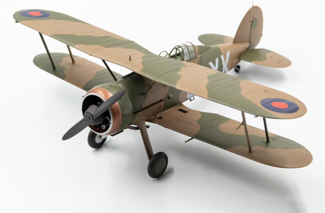 ICM Baby Boys ICM32040 1:32-Gloster Gladiator Mk.I, WWII British Fighter Plastikmodellbausatz, Schwa
