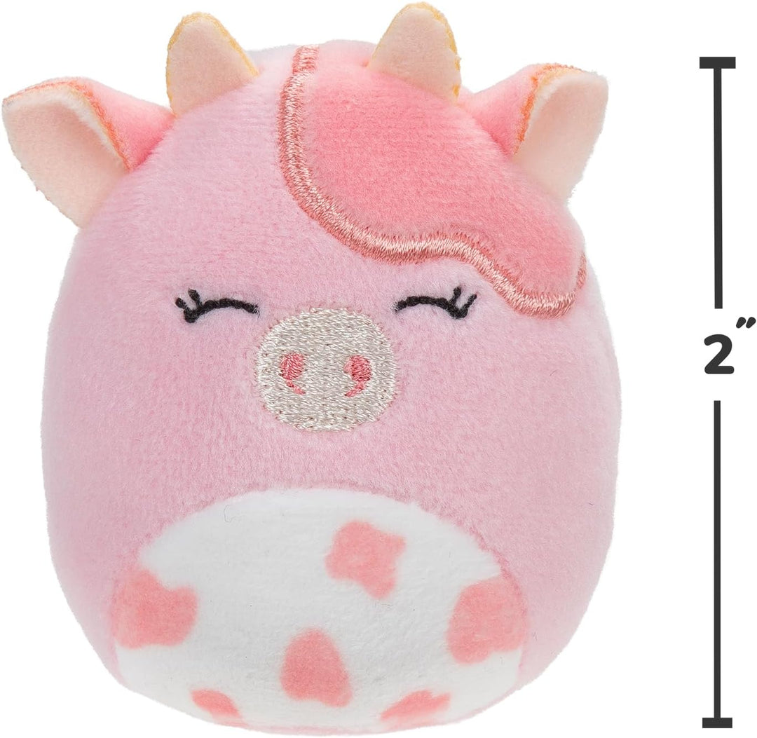 Squishville SQM0506-4er Pack Scheunen Squad, superweiche Mini-Squishmallows, 5cm Plüschfiguren, Sche