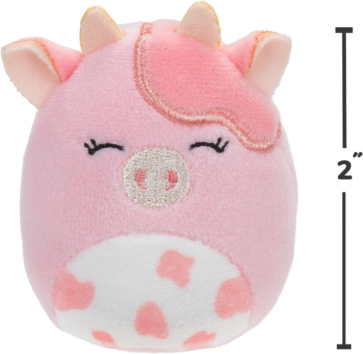 Squishville SQM0506-4er Pack Scheunen Squad, superweiche Mini-Squishmallows, 5cm Plüschfiguren, Sche