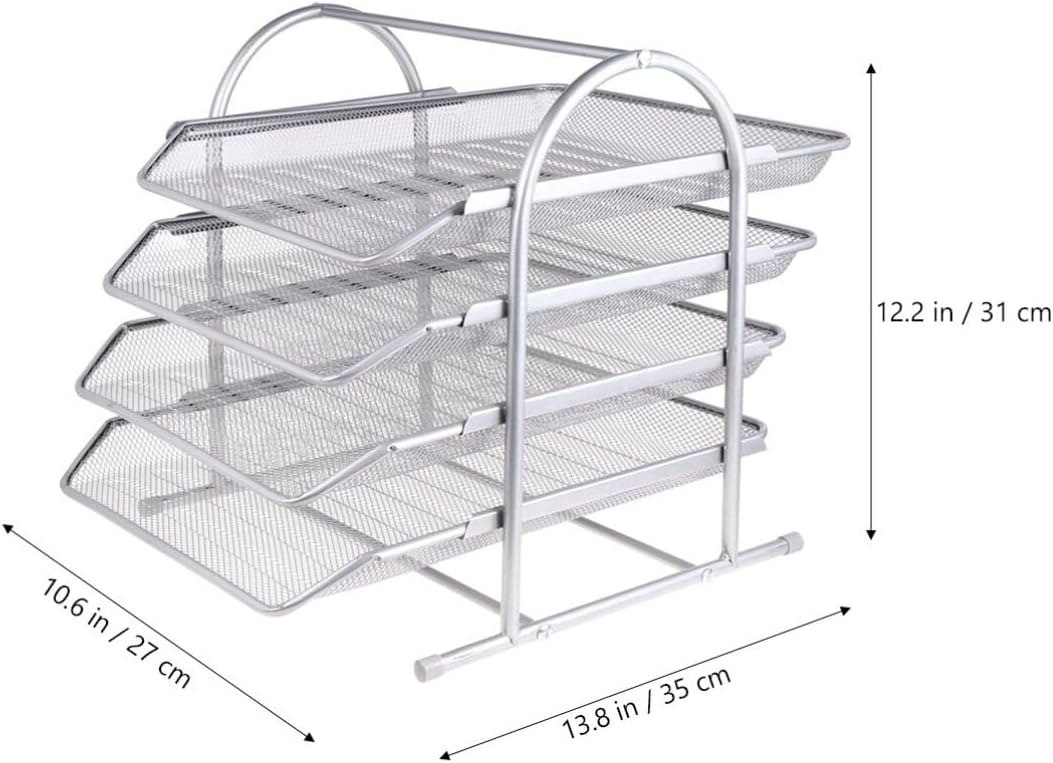STOBOK 1 Stück 4 Desktop-dateisortierer Ordnerhalter Schreibtisch Ordner Fach Datei-organizer-deskto