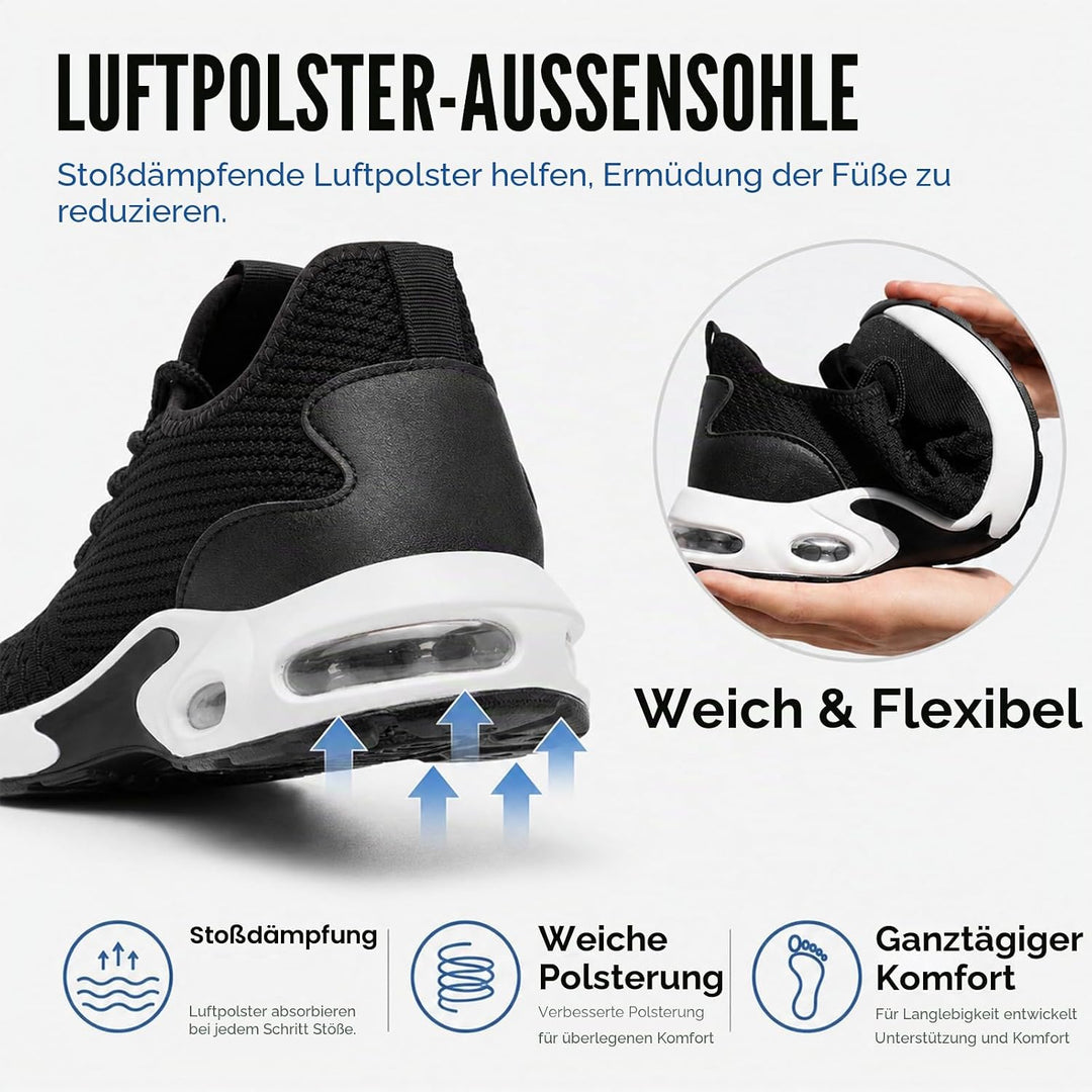 Nasogetch Sicherheitsschuhe Herren Leicht Arbeitsschuhe Damen Sportlich Stahlkappenschuhe rutschfest
