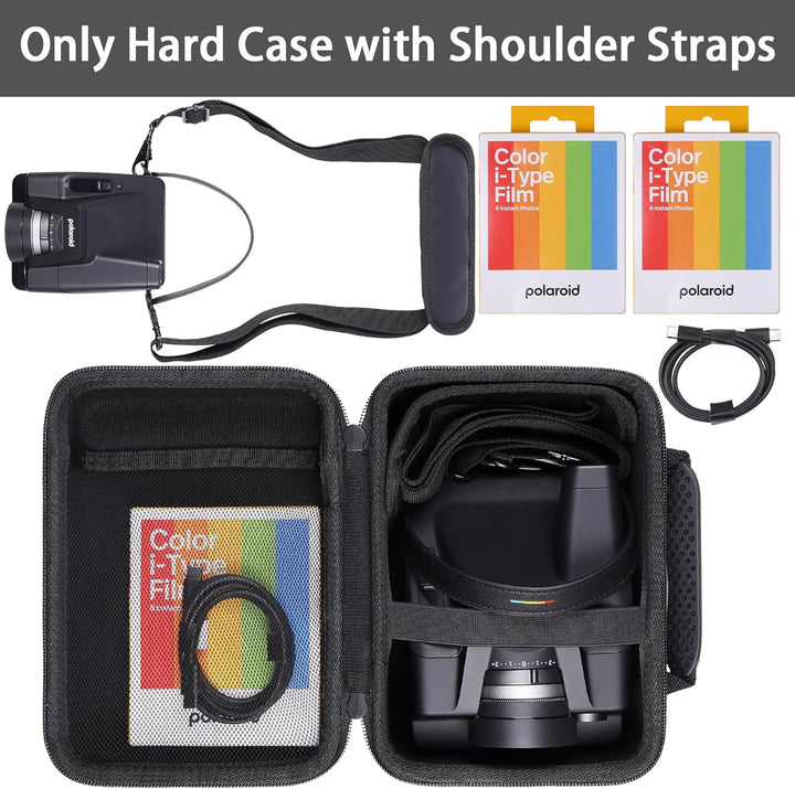 co2CREA Hart Tragbare Schutzhülle Etui Tasche für Polaroid I-2 Instant Camera,Kameratasche kompatibe