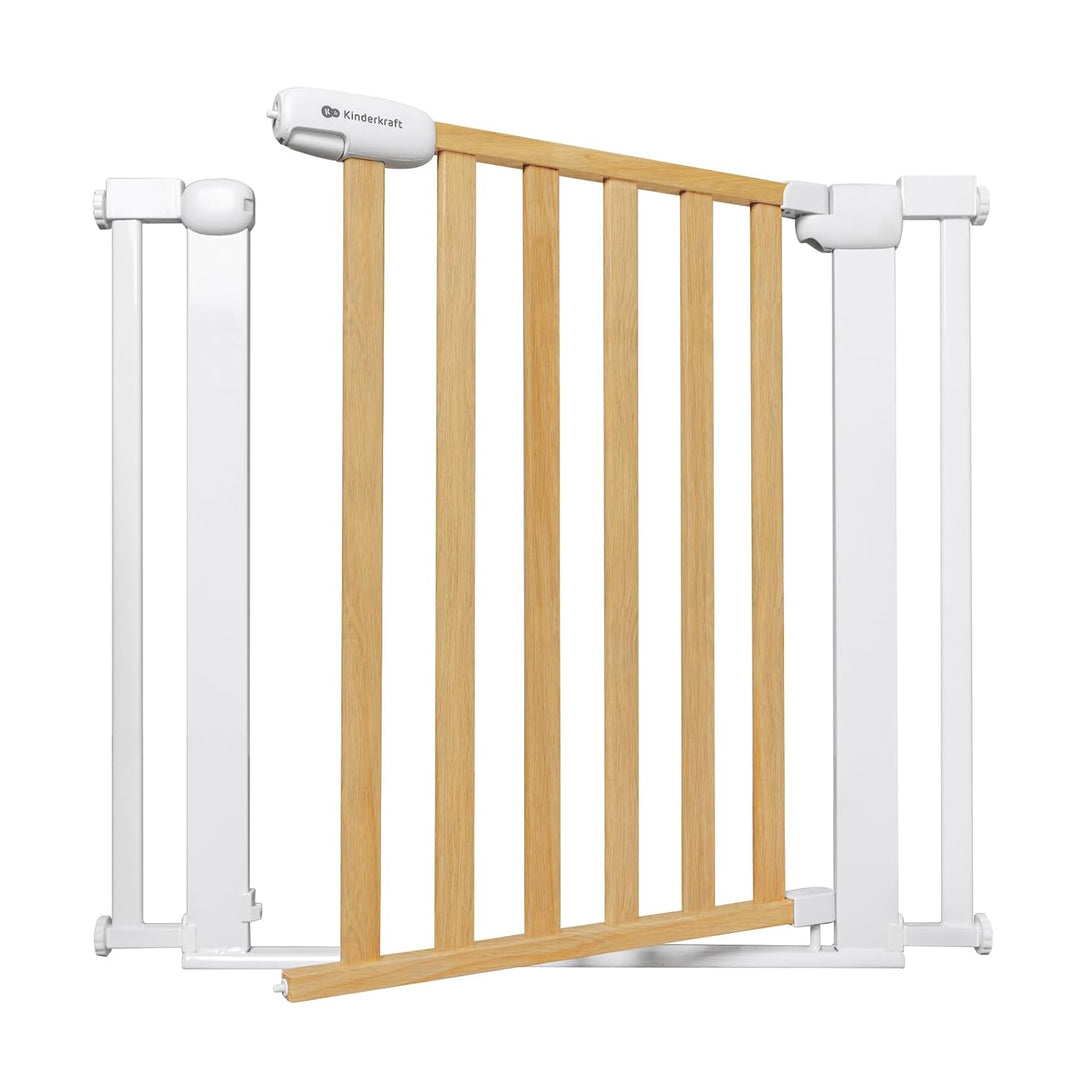 Kinderkraft LOCK&amp;GO Treppenschutzgitter Ohne Bohren, Türschutzgitter, Kinderschutzgitter, von 75 bis