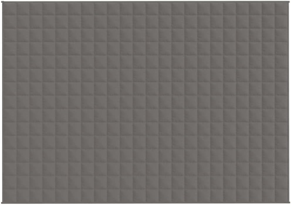 Gecheer Gewichtsdecke Grau 155x220 cm 7 kg Stoff 155x220cm;1;7 kg Grau, 155x220cm;1;7 kg Grau
