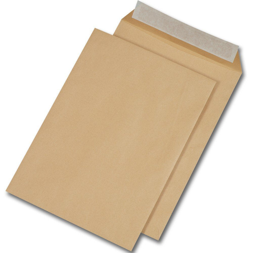 500 Versandtaschen C4 229 x 324 mm HK ohne Fenster braun dimapax