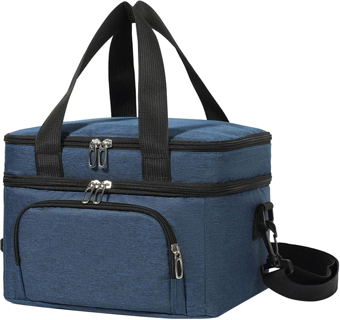 10L Kühltasche für Männer und Frauen – Doppellagige Isolierte Kühltasche, Auslaufsichere Lunchtasche