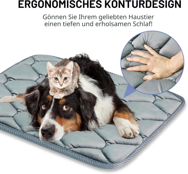 Geegoos Hundekäfigmatratze, waschbare, weiche Zwingerunterlagen, Haustierbettdecke, Hundekäfigmatte,