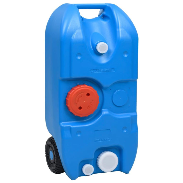 vidaXL Camping Wassertank mit Rollen Wohnwagen Wohnmobil Roll Tank Abwasser Behälter Frischwasser Wa