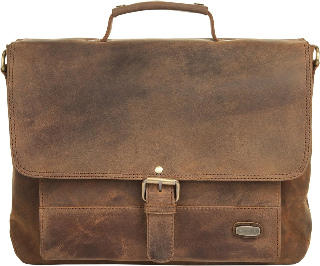 HAROLD'S Antik Aktentasche S Leder 38 cm
