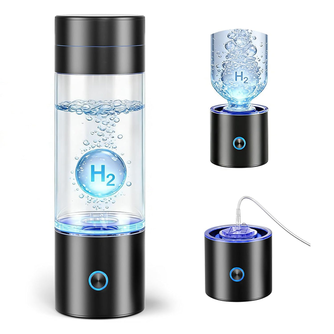 Wasserstoff Wasserflasche, 290ml Hydrogen Water Bottle mit 7200 PPB & SPE Technologie, Wasserstoffre