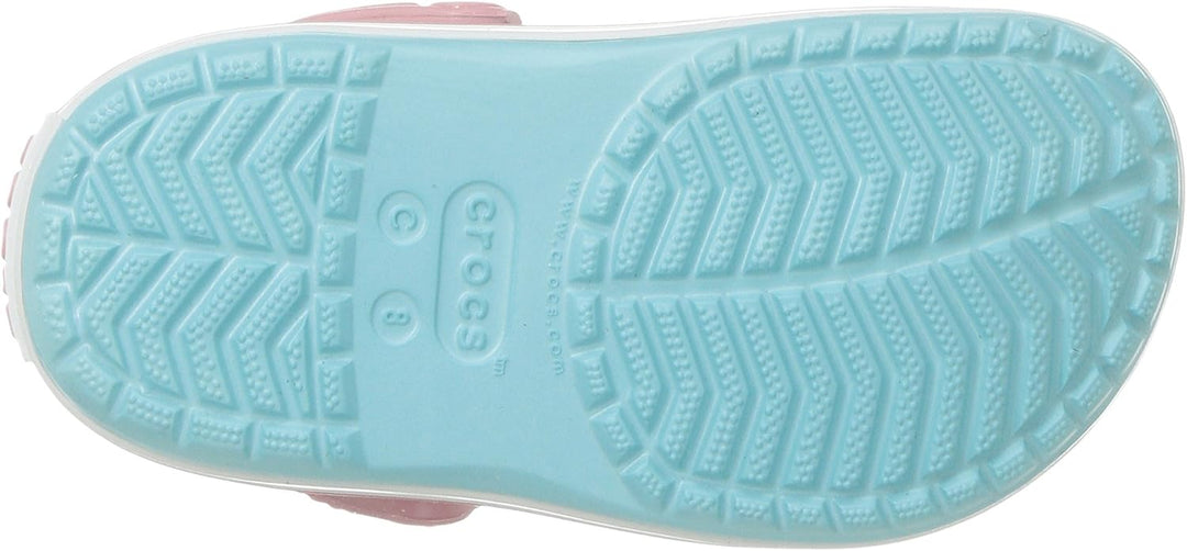Crocs Unisex Kinder Crocband Clog KidsClogs 27/28 EU Ice Blue White, 27/28 EU Ice Blue White