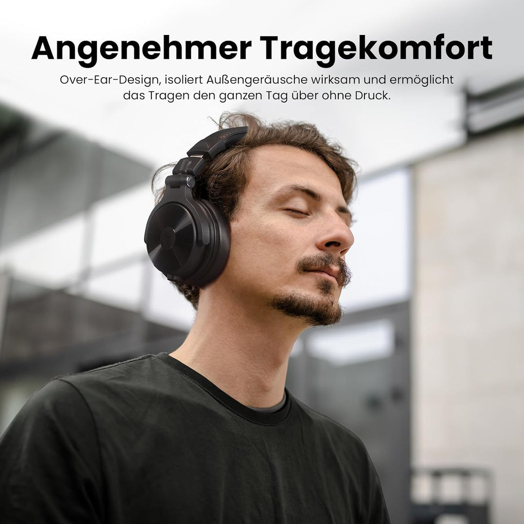 OneOdio Studio Max 1 Kabellose Over Ear DJ Kopfhörer, 120 Std. Spielzeit, 20 ms geringe Latenz, Hi-R