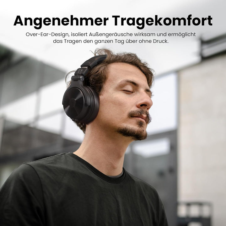 OneOdio Studio Max 1 Kabellose Over Ear DJ Kopfhörer, 120 Std. Spielzeit, 20 ms geringe Latenz, Hi-R