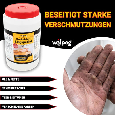 WILPEG Handreiniger 3 Liter - Seife, Waschpaste, Handwaschpaste für starke Verschmutzungen wie Farbe