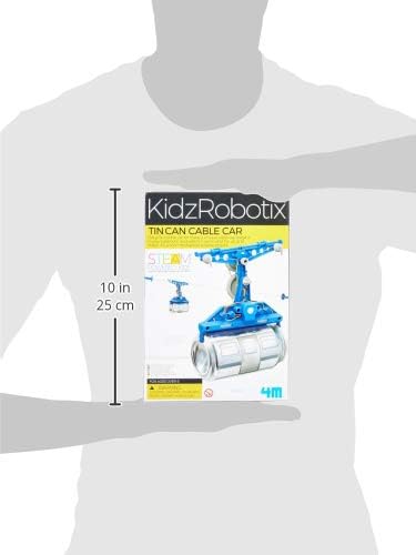 4M Tin Can Cable Car 1 Mehrfarbig, 1 Mehrfarbig
