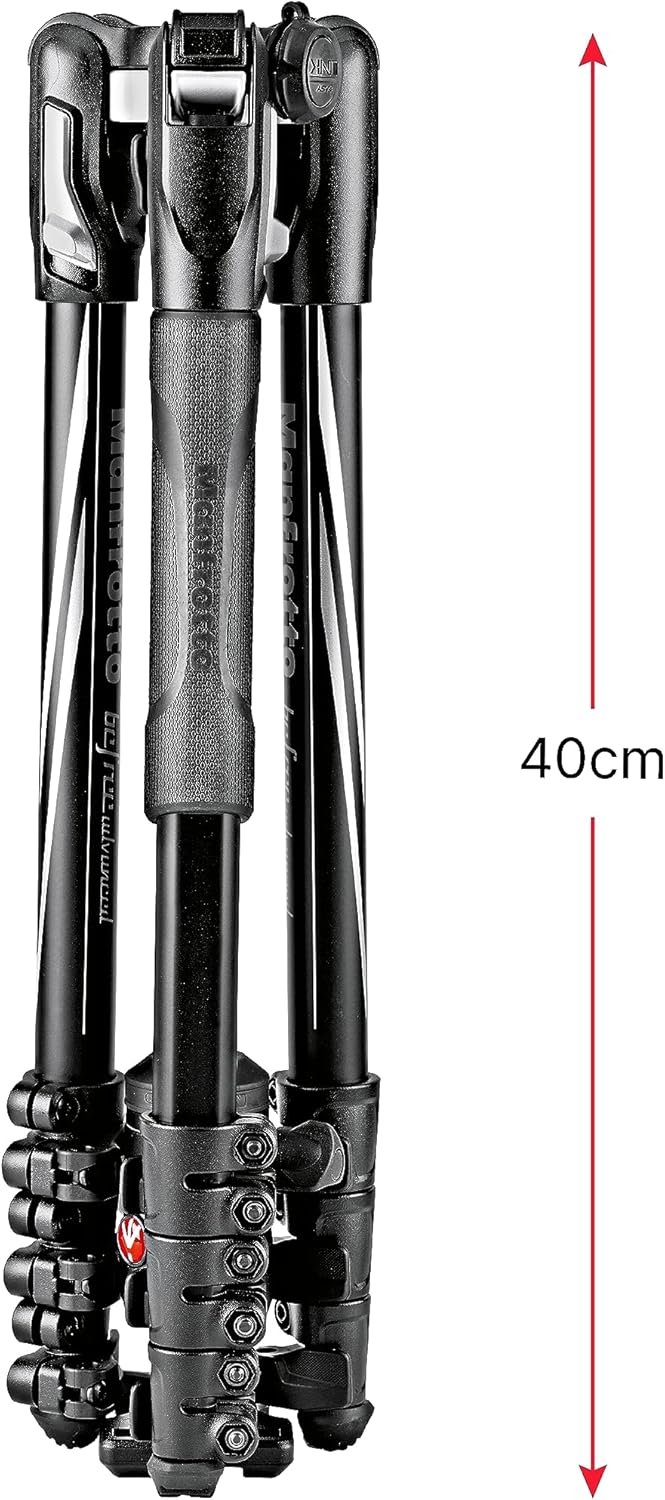 Manfrotto Befree Advanced Foto-Reisestativ-Kit, Klappverschluss, Aluminium, Kugelkopf und 200PL Schn