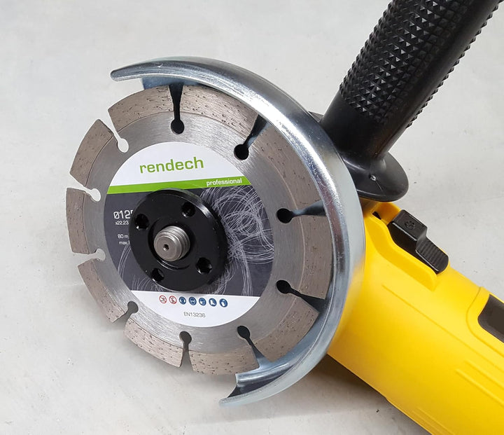 rendech® Profi Diamantscheibe 115mm für Beton, Mauerwerk, Granit, Stein, Ziegel uvm. - Diamanttrenns