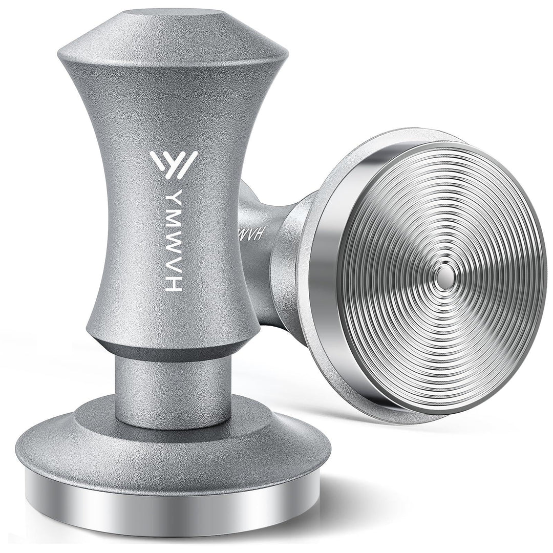 Espresso Tamper 58,3mm, YMWVH Kaffee Tampers Kaffeestampfer mit Doppelfeder Auto-Rücksprung, 30lb Ko
