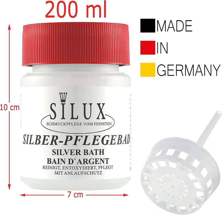 Silberbad und Goldbad für Schmuck 2x 200 ml Made in Germany Silberreiniger für Schmuck Schmuckreinig