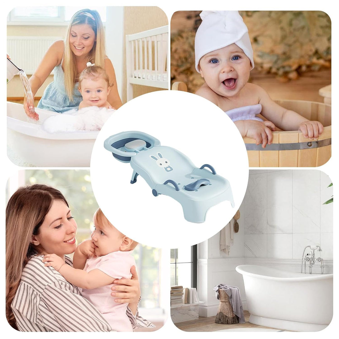 Kinder Haarewaschen Stuhl,Klappbarer Kinder Haarwaschbad-Sitz | Baby Liegesitz Mit Kopfstütze Zu Hau
