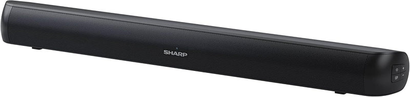 SHARP HTSB107 2.0 Soundbar 90W (USB, Bluetooth, HDMI, Optisch, AUX-In (3,5mm), Breite: 65cm), schwar